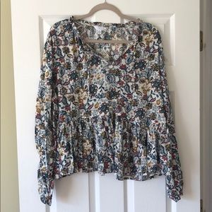 Time and Tru Peasant Top